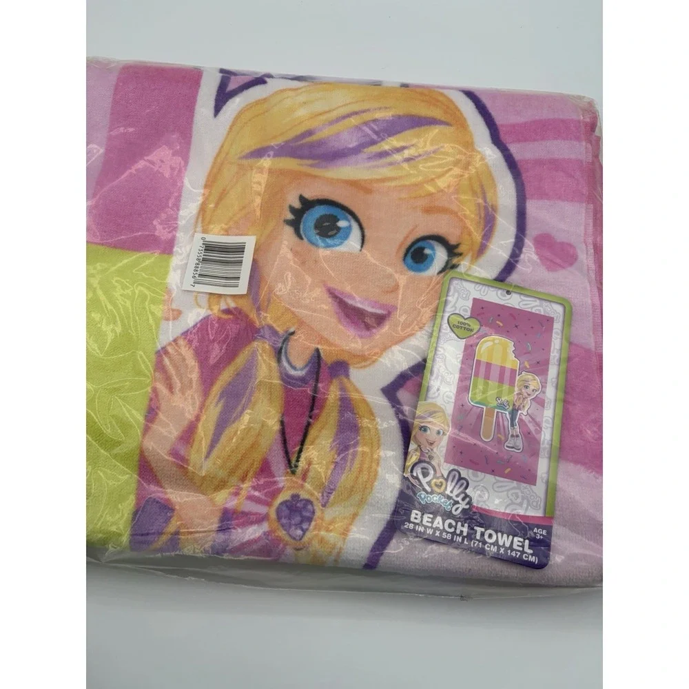 Polly Pocket Pink Beach Towel 28
